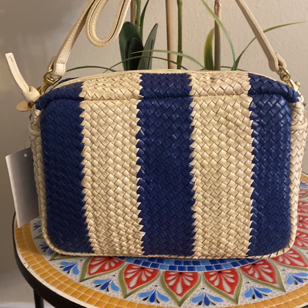 Clare V. Marisol Woven Leather  Crossbody Bag - Picture 3 of 13